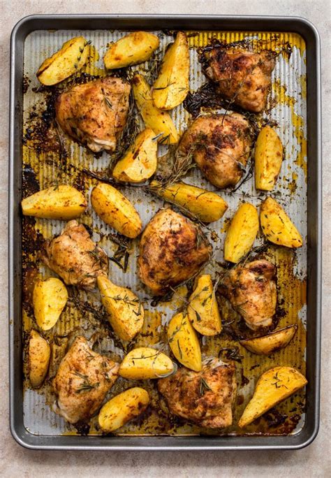 Can i use lyme zest instead? Sheet Pan Baked Chicken and Potatoes Recipe • Salt & Lavender