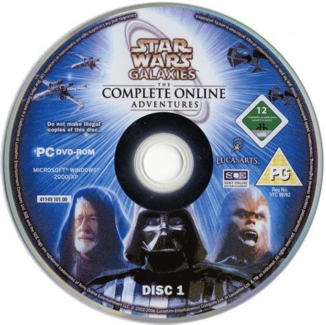 Star Wars Galaxies The Complete Online Adventures 2006 Windows Box