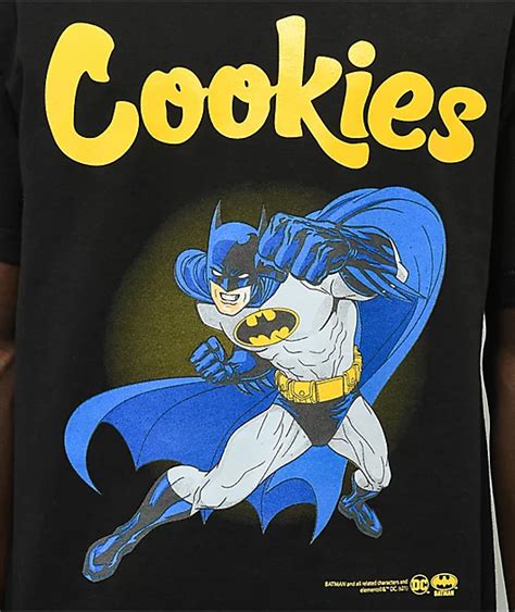 Cookies X Batman Black T Shirt