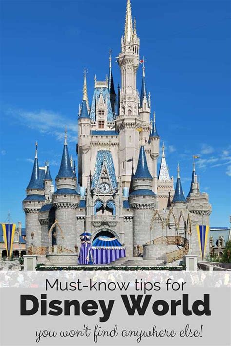 Must Know Tips For Disney World You Won T Find Anywhere Else Smart