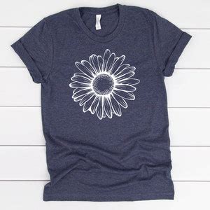 Daisy Shirt Daisy Women S Shirt Wildflower Shirt Boho Etsy
