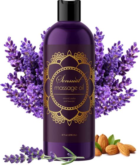 Sensual Massage Oil For Couples No Stain Lavender Massage Oil For Massage Therapy And Relaxing
