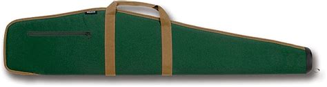 Bulldog Cases Deluxe Green Scoped Rifle Case With Tan Trim