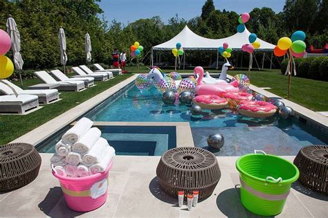 Pool Party Decoration Ideas Adults Whizz Bang Blogger Photos