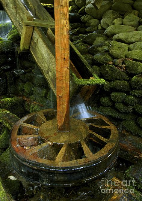 Grist Mill Power Wheel Photograph By Paul W Faust Impressions Of