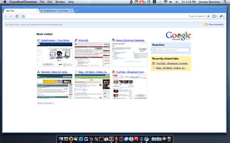 Lighting fast internet browser with unparalleled security. Download Google Chrome for Mac OS X and Chrome Browser for ...