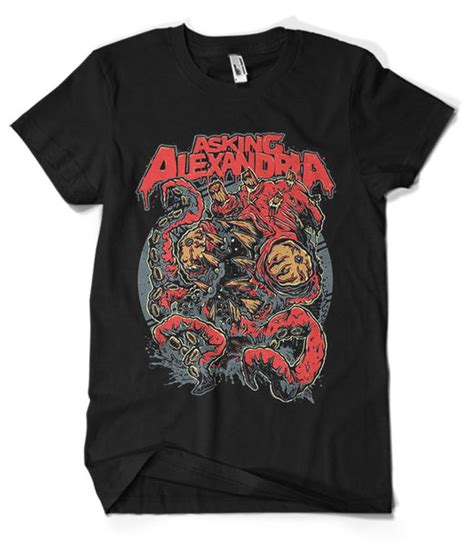 Asking Alexandria T Shirt Mech Online Store Musico T Shirts Shop