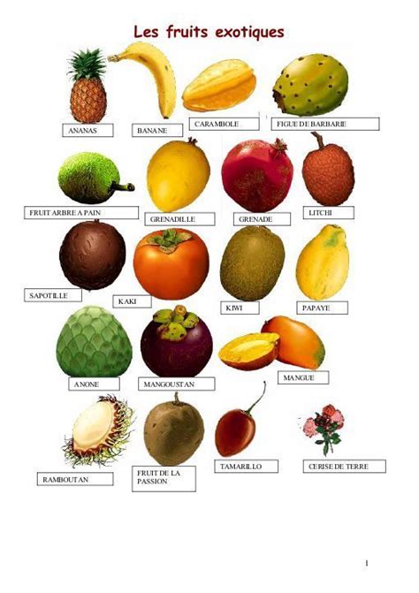 Les Fruits Exotiques En 2023 Fruits Exotiques