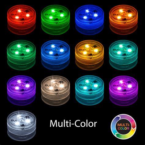 Remote Controlled 5 Led Multi Color Submersible Led Light