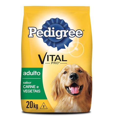 Ração Pedigree Vital Pro Para Cães Adultos Sabor Carne E Vegetais 20kg