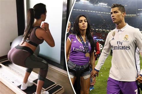 Cristiano Ronaldo Wag Georgina Rodriguez Stuns With Naughty Training Vid Daily Star