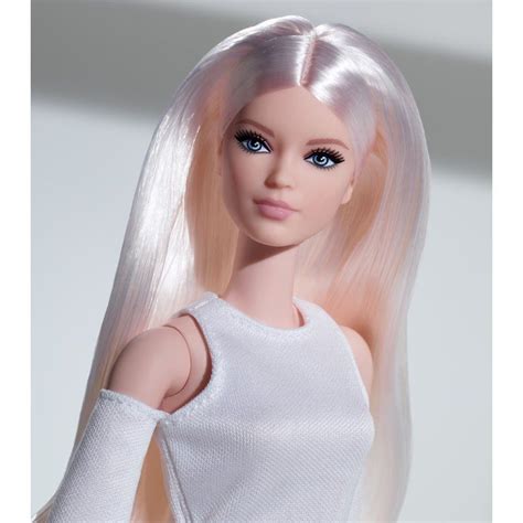 Barbie Signature Barbie Looks Doll Tall With Blonde Hair Wearing White Dress