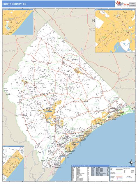 Horry County Map Printable