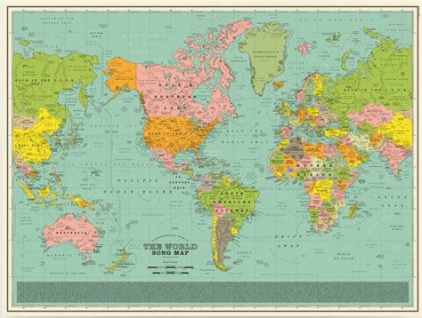 Famosa Cartina Geografica Del Mondo Ingrandibile 2022