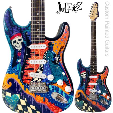 Custom Painted Guitars Stratocasters Acoustic
