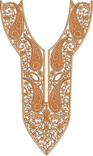 6764 Neck Embroidery Neck Designs Machine Embroidery Designs Hand