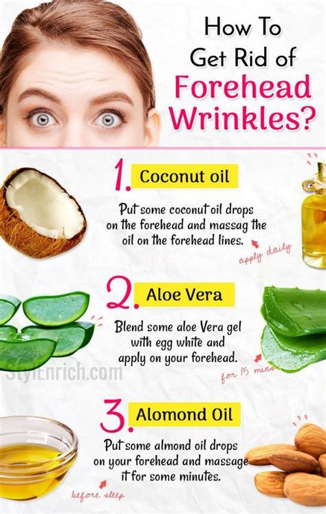 How To Get Rid Of Forehead Wrinkles Using Homemade Remedies Howtokeepwrinklesaway Forehead
