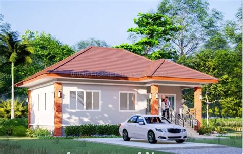 Simple Bungalow House Design With Terrace Pinoy Eplans