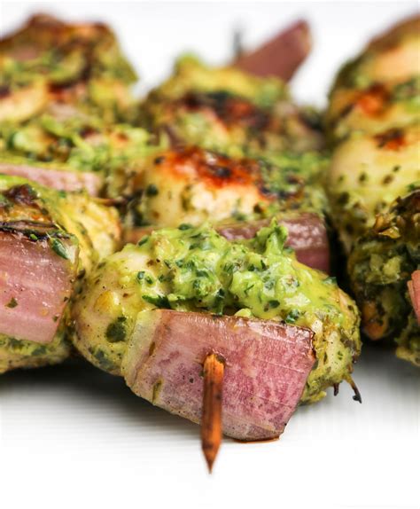 The Hungry Hounds— Chimichurri Chicken Kabobs