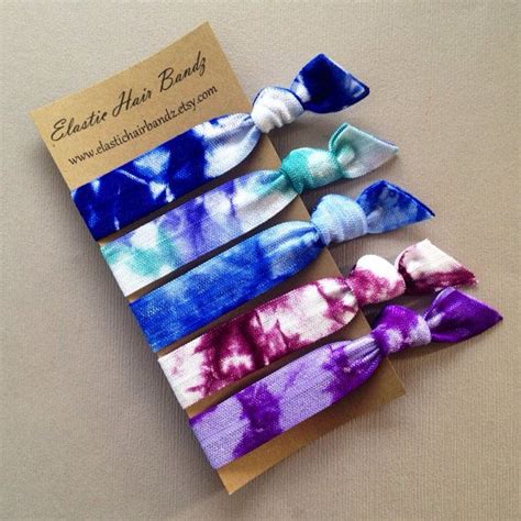 The Kelli Tie Dye Collection Hair Ties Or Headbands You Choose By Elastic Hair Bandz On Etsy