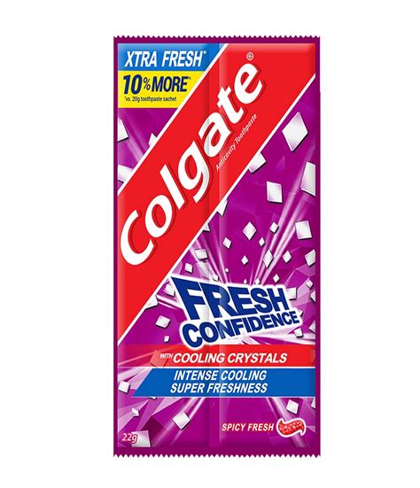 Colgate Fresh Confidence Crystal Red Twin Pack 22g Rose Pharmacy