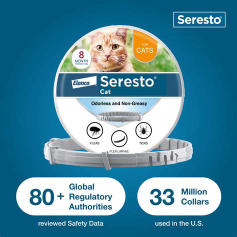 Seresto Cat Vet Recommended Flea And Tick Treatment And Prevention Collar