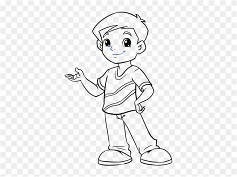 Cartoon Boy Draw A Boy Easy Hd Png Download 678x6003950228