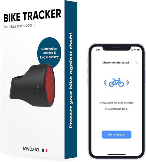 Invoxia Bike Tracker – Anti-Theft GPS Bike Tracker – Bike Reflector