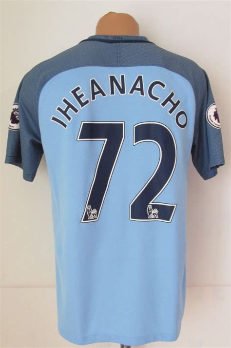 Born 3 october 1996) is a nigerian professional footballer who plays as a forward for premier league club leicester city and the nigeria national team. Manchester City Home football shirt 2016 - 2017. Sponsored ...
