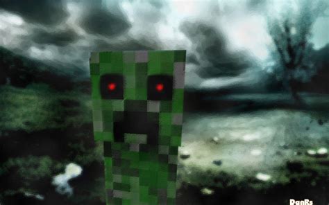 Minecraft Creeper Desktop Backgrounds Wallpaper Cave