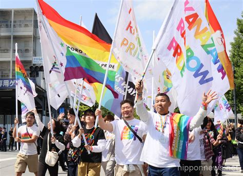 tokyo rainbow pride 2023 parade held in shibuya nippon news editorial photos production