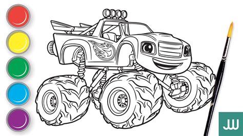 This page is about blaze and the monster machines coloring pages. Let's draw Blaze | Download, print and color - YouTube