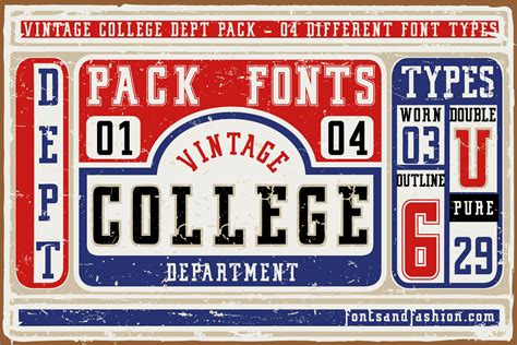 Download Vintage College Font For Free Font Studio