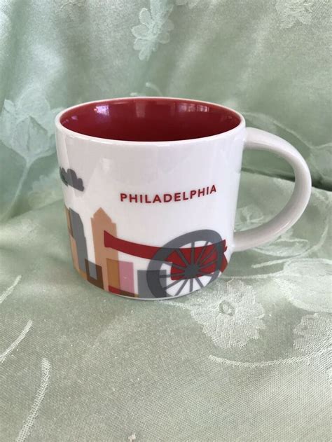 Starbucks You Are Here Collection Philadelphia Mug 14 Fl Oz 011023928