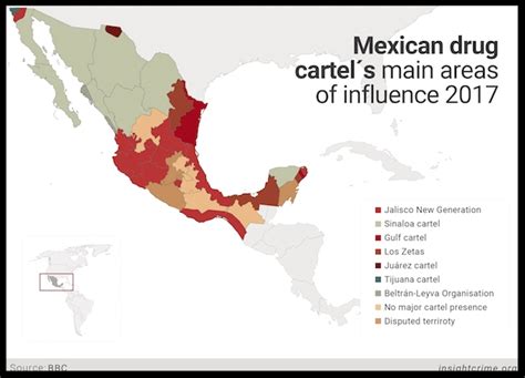 30 Cartels In Mexico Map Maps Online For You