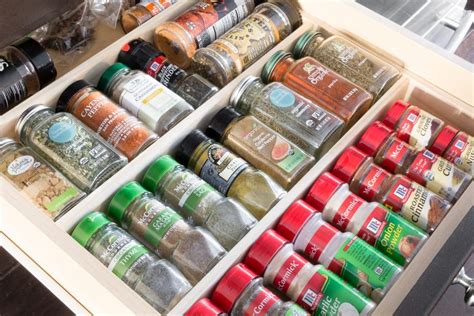 How To Make A Spice Rack For A Drawer Store Spices In A Drawer