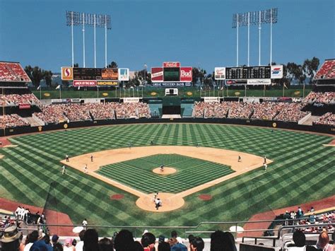 Oakland Coliseum Oakland As Ballpark Ballparks Of Baseball