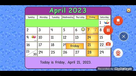 Starfall The April 20 2023 Calender Youtube