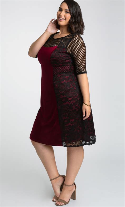 Lace Cocktail Dress With Sleeves Trendy Plus Size Cocktail Dresses