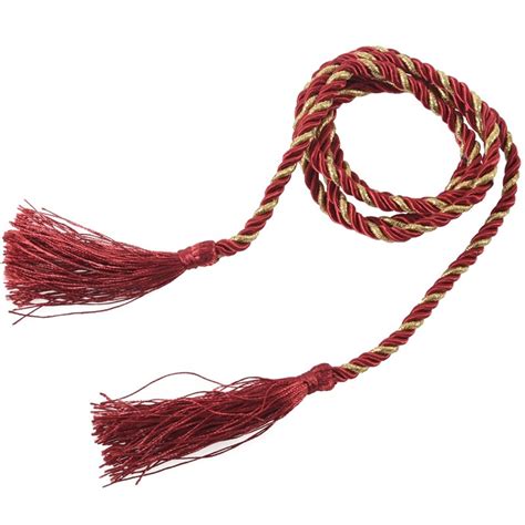 Lixf 135cm Tassel Curtain Tied Ropejujube Red And Goldcurtain Decorative Accessories