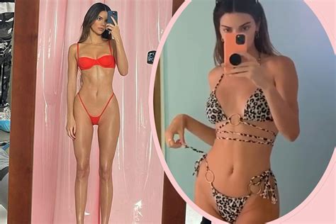 Kendall Jenner Accused Of Photoshopping Her Skims Bikini Pics No One Has These Proportions