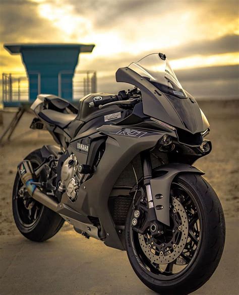 Bikers Of Instagram On Instagram “all Black R1 At Sunset 📸 That