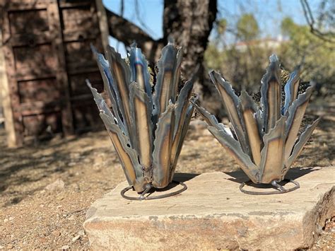 Steel Agave Arizona Landscape Art Desert Cactus Metal Yard