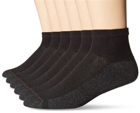 Buy Hanes Mens Comfortblend Ankle Socks Black 6 12 Pack Of 6 At