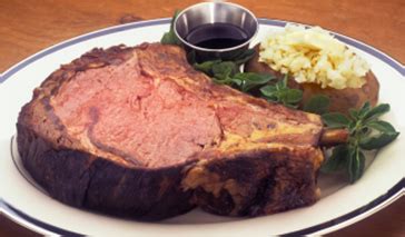 Cooking a prime rib to medium rare is our preferred doneness—it has a red, warm center. Prime Rib Night - Cellars Bar and Grill