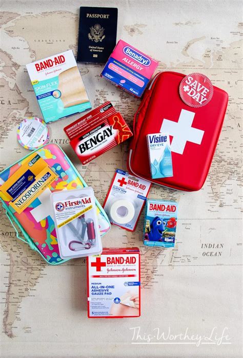 Free Printable Diy Travel First Aid Kit With Printable Checklist