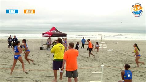 Argentina and brazil will meet for the first time in olympic history. Brasil v. Argentina Women - Beach Handball - YouTube