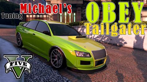 Gta 5 Online Obey Tailgater Michaels Car Tuning Youtube