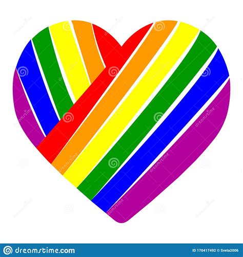a heart for the lgbt stock vector illustration of greetings 170417492