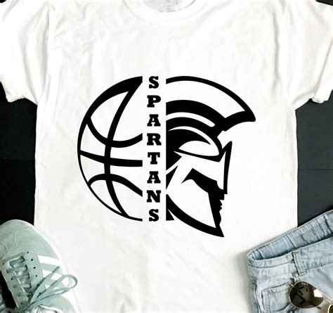 Spartans Svg Basketball Svg Spartans Basketball T Shirt Etsy
